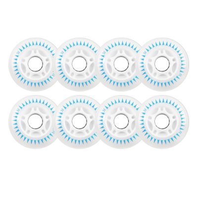 ZBORAVPIX Inline Skate Wheels with Lights, 82A, 72/76/80 mm (76 mm)