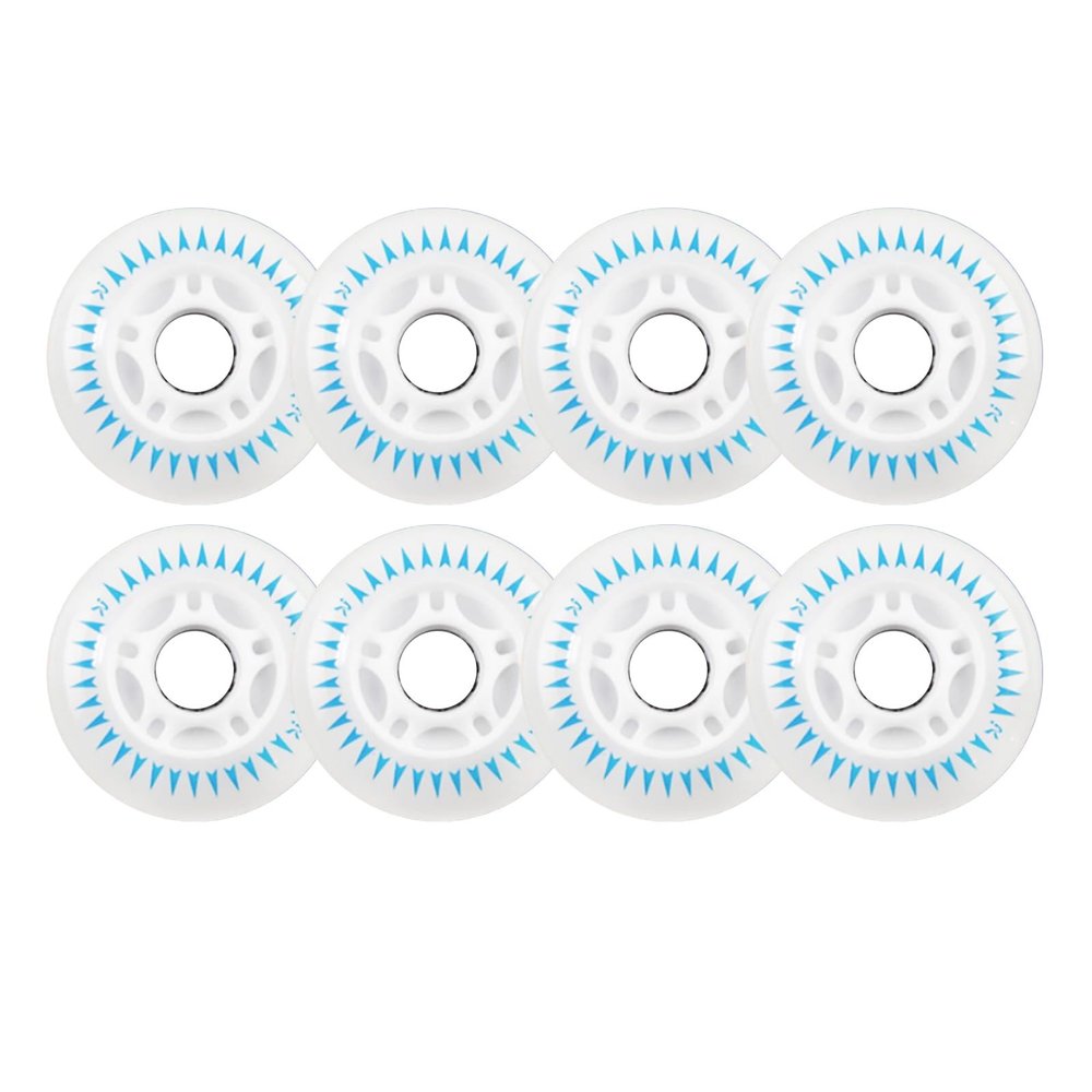 ZBORAVPIX Inline Skate Wheels with Lights, 82A, 72/76/80 mm (76 mm)