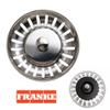 Franke Strainer Basket, 84 mm, incl. 47 mm Gasket, 20 Slots, 133.0332.886 view 2