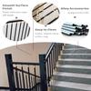 Elitix Indoor Stair Railing Balusters, 36-Inch Adjustable Banister Posts, White, 50 Pieces view 3