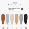 YISENJEE 10-Pack Cream White PU Leather Single Pen Cases with U-Shaped Opening view 3