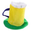 Abaodam Funny Hat, Fuzzy Festival Party Accessory, Unique Carnival Accessory for Soccer Nights, Parties, Gift for Beer Lovers, Distinctive Decorative Headwear view 1