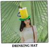 Abaodam Funny Hat, Fuzzy Festival Party Accessory, Unique Carnival Accessory for Soccer Nights, Parties, Gift for Beer Lovers, Distinctive Decorative Headwear view 3