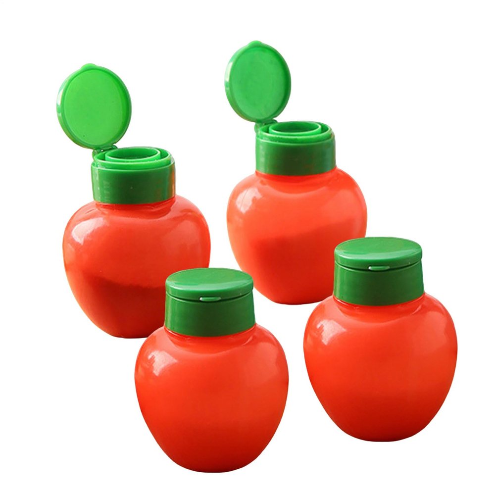 Pruojhw Salt and Pepper Shaker Set - 4 Storage Containers