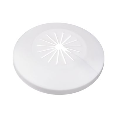 QUARKZMAN 4-Piece Pipe Covers for 15–25 mm Heating Pipes, White PP