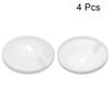 QUARKZMAN 4-Piece Pipe Covers for 15–25 mm Heating Pipes, White PP view 2