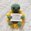 Fun Crochet Turtle - Handmade Toy with Motivational Cards view 2