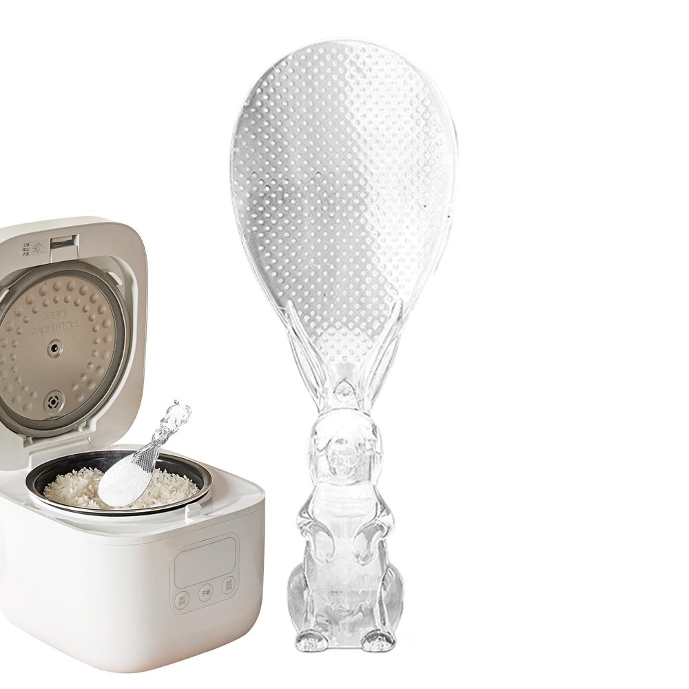 Standing Rice Spoon - Transparent Serving Paddle