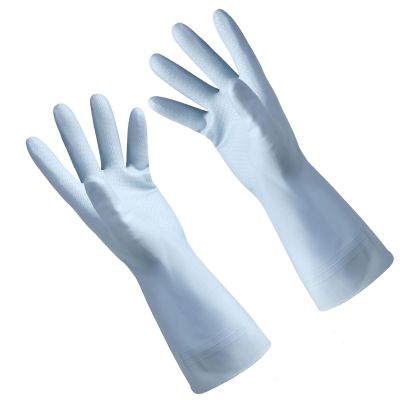 Qcwwy PVC Waterproof Reusable Gloves (S)