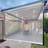 Waterproof Transparent PVC Spring Roller Blind with Handle, W150 x H160 cm view 1