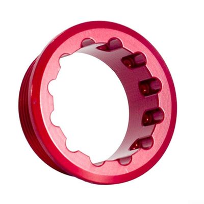 12-Speed Freehub Lock Cover for M6100, M7100, 8100, Red