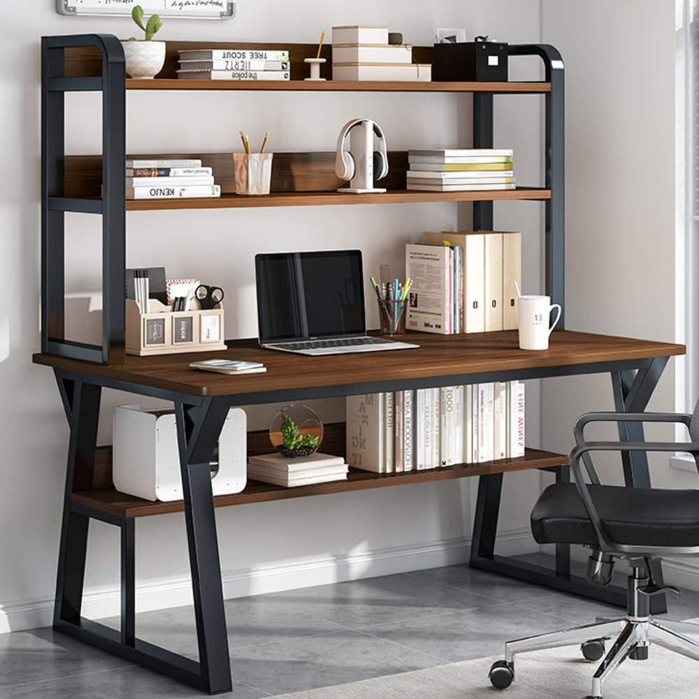 MRVAKDYDI Office Desk Shelf Organizer with Bookcase