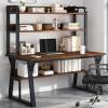 MRVAKDYDI Office Desk Shelf Organizer with Bookcase view 1