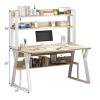 MRVAKDYDI Office Desk Shelf Organizer with Bookcase view 2