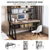 MRVAKDYDI Office Desk Shelf Organizer with Bookcase view 3