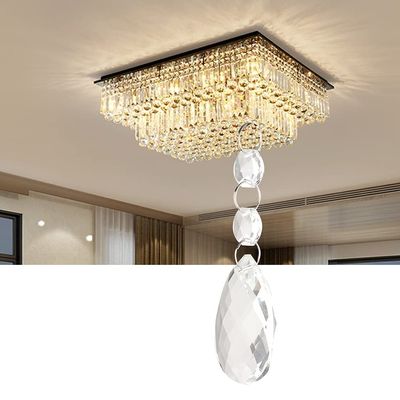 Crystal Glass Pendant String, 1pcs Transparent Crystal Glass Pendant - Strings (#6)