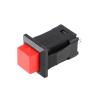 10-Piece Set DS-429 Self-Locking Round Push Button Switch, 1A/250VAC, Light Switch, DIY Touch Switch, Red view 1