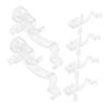 NUOBESTY 6-Piece Hidden Valance Clips for Vertical Blinds view 1