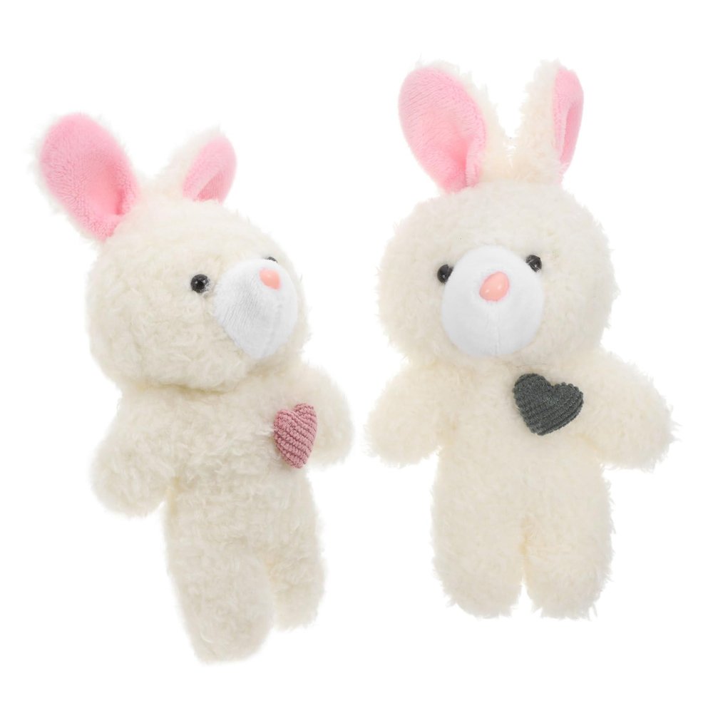 Ciieeo Plush Rabbit Keychain - 2 Pack