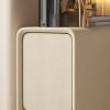 Wood Nightstand with 2 Drawers, Fully Assembled, Beige (L20 × D40 × H50 cm) view 4