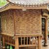 Natural Bamboo Roller Shade for Outdoor Use view 2