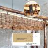 Natural Bamboo Roller Shade for Outdoor Use view 4