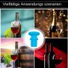 Silicone Wine Stopper - Reusable Wine Seal view 4