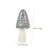 12 Small Resin Mushroom Figurines for Bonsai Bowls and Indoor Decor view 2