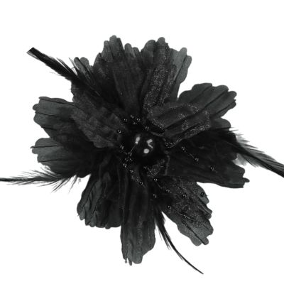 Yzdysg 13 cm 3D Organza Flower Appliqué