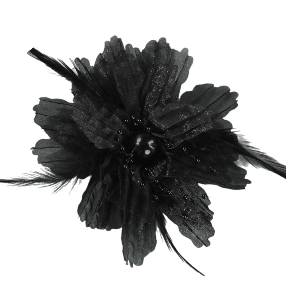 Yzdysg 13 cm 3D Organza Flower Appliqué