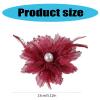 Yzdysg 13 cm 3D Organza Flower Appliqué view 4