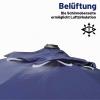 4 m Patio Umbrella Replacement Canopy for 8 Ribs, UV-Protective, Waterproof view 4