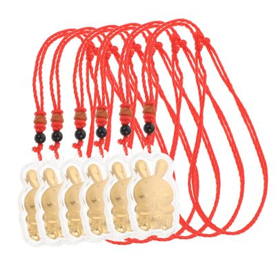 Healeved 6-Piece Rabbit Keychain Set