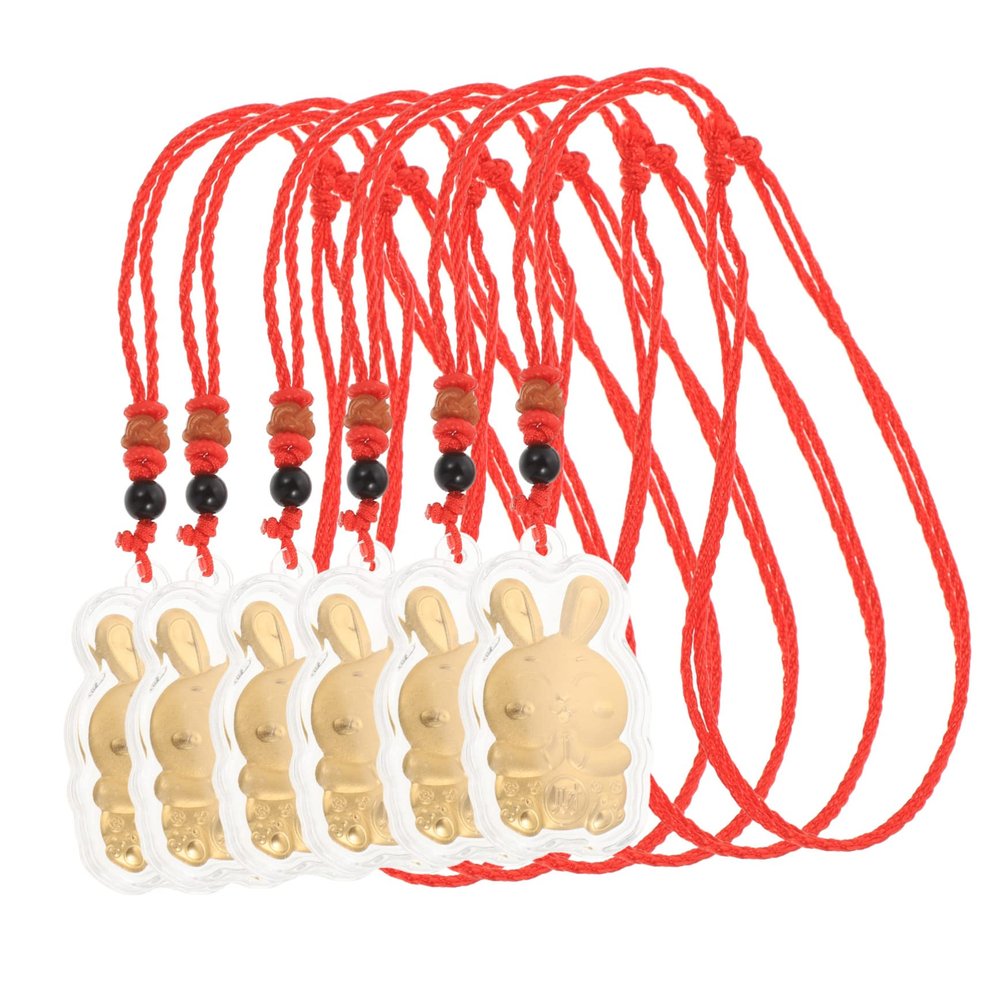 Healeved 6-Piece Rabbit Keychain Set