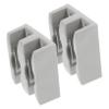 NUOBESTY 2-Piece PP Bottom Guides for Shower Sliding Doors, for 6–8 mm Glass view 1