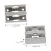 NUOBESTY 2-Piece PP Bottom Guides for Shower Sliding Doors, for 6–8 mm Glass view 2