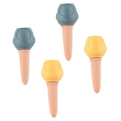 BESTonZON Automatic Watering Device, 4-Piece Set, TPR and Ceramic