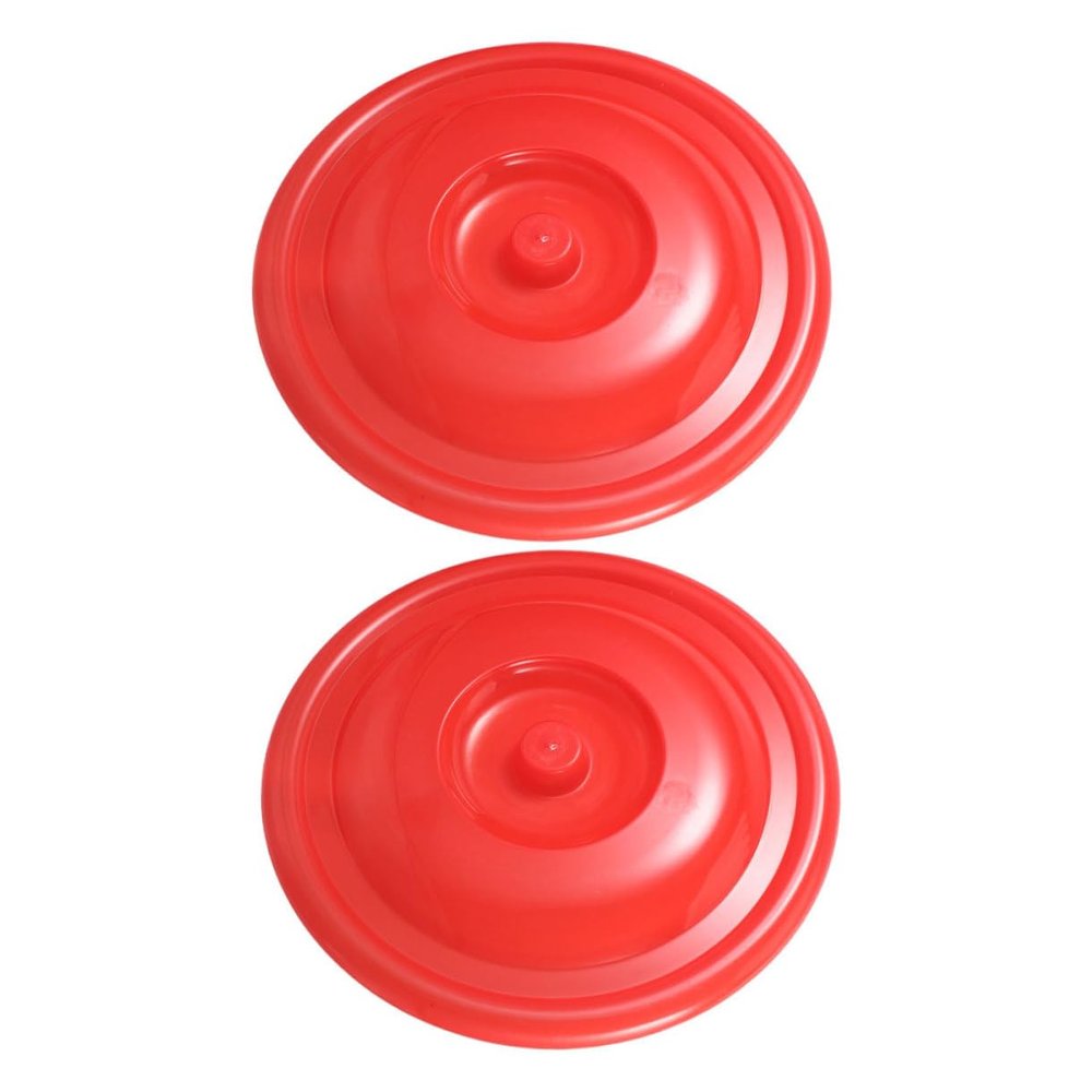 Ciieeo 2 Round Plastic Trash Can Lids