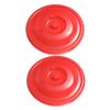 Ciieeo 2 Round Plastic Trash Can Lids view 1