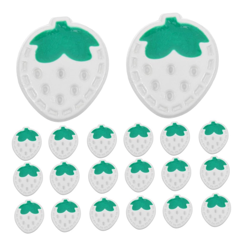 VILLFUL 20-Piece Strawberry Buttons