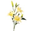 Artificial Lilies, Long Stem, Yellow, for Wedding, Home, Hotel, Office, and Decor view 1