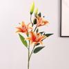 Artificial Lilies, Long Stem, Yellow, for Wedding, Home, Hotel, Office, and Decor view 3