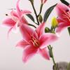 Artificial Lilies, Long Stem, Yellow, for Wedding, Home, Hotel, Office, and Decor view 4