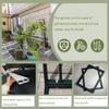 WXGZSKLV Sturdy Garden Rose Arch, Metal Climbing Trellis, Weather-Resistant, Black, W 280 x H 240 cm view 4