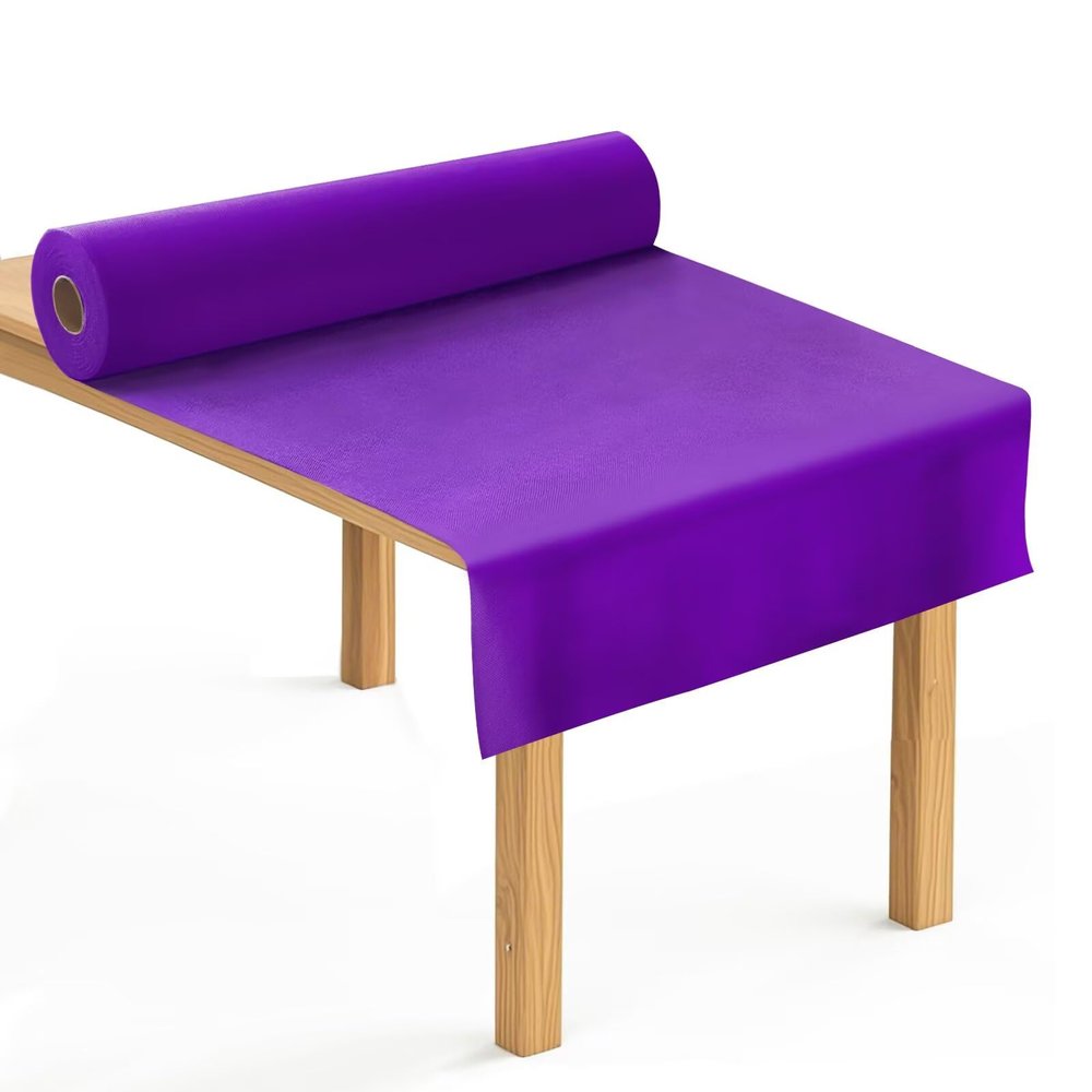 Anise Star Tablecloth Roll 1 x 25 m, Purple, Party & Decor