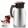 1.6 L Stainless Steel Insulated Thermal Coffee Carafe, Silver view 1