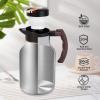 1.6 L Stainless Steel Insulated Thermal Coffee Carafe, Silver view 3