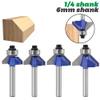 6 mm (1/4 in) Shank 45-Degree Chamfer Router Bit, 6 x 24 mm view 3