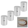 DUANSIYU Glass Clamps, 4-Piece Aluminum Alloy Mirror Holders with Screws, Wall-Mount Glass Clips and Shelf Supports, Stainless Steel view 4