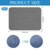 12 Dark Gray Iron-On Repair Patches view 2